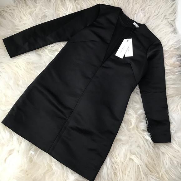 SANDRO Satin Mini Dress - Picture 2 of 6